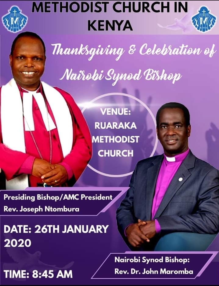 Thanksgiving & Celebration of Nairobi New Bishop. John Maromba